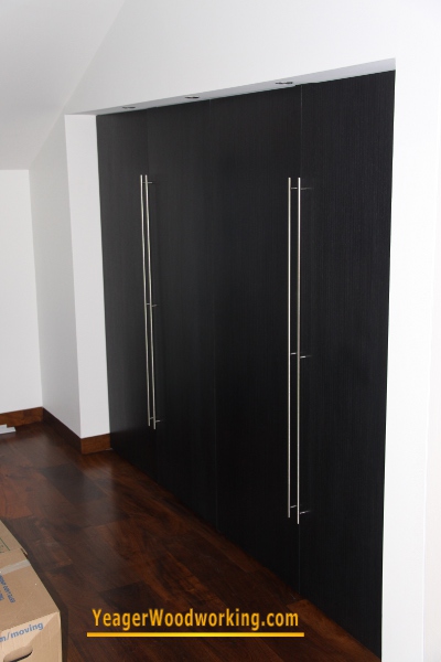 dark ebony closet doors